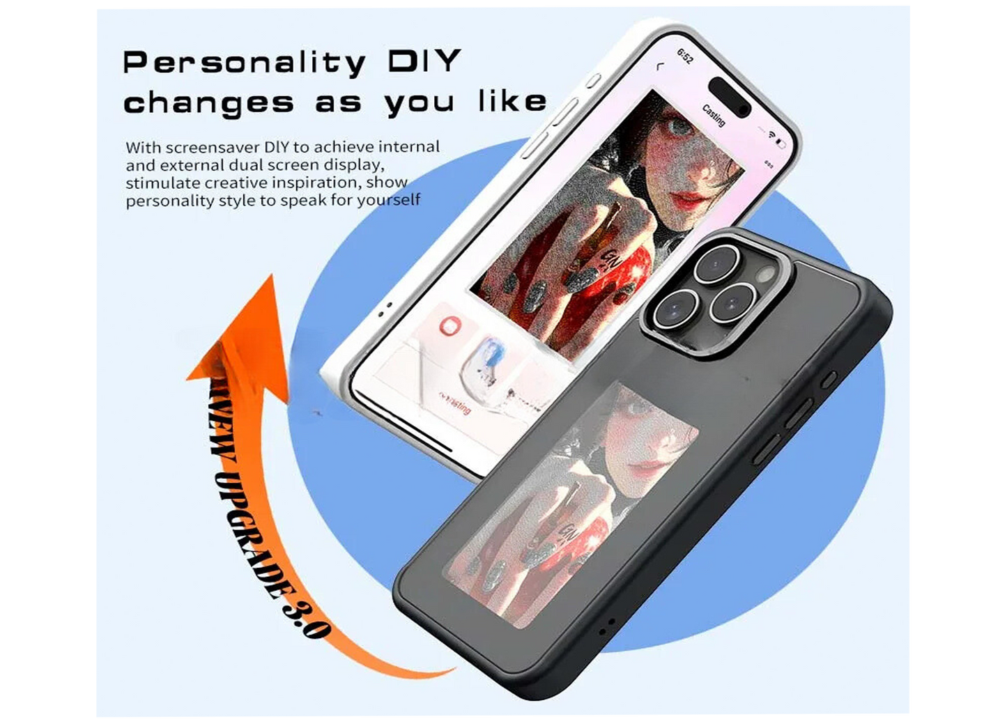 Aura E-Ink iPhone Case